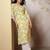 Green  pure cotton printed kurti for women