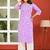 Purple  pure cotton printed kurti for women