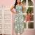 Green  pure cotton printed kurti for women