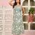 Green  pure cotton printed kurti for women