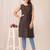 Black  pure cotton printed kurti for women