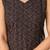 Black  pure cotton printed kurti for women