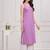 Purple  pure cotton printed kurti for women