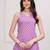 Purple  pure cotton printed kurti for women
