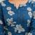 Blue  pure cotton printed kurti for women
