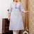 White  pure cotton printed kurti for women