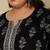 Black  pure cotton printed kurti for women