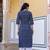 Blue  pure cotton printed kurti for women