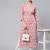 Pink  pure cotton printed kurti for women