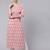 Pink  pure cotton printed kurti for women