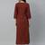 Maroon  pure cotton printed kurti for women