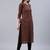 Maroon  pure cotton printed kurti for women