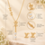 Anti-Tarnish Golden Designer Pearl Drop Pendant Neck Chain with Matching Stud Earrings