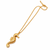 Anti-Tarnish Golden Seahorse Charm Pendant Necklace – Elegant Ocean-Inspired Designer Neck Chain