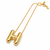Anti-Tarnish Luxe Golden H Alphabet Pendant Necklace – Stylish Minimalist Statement Jewellery for Everyday Elegance