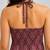 Maroon cotton blend printed short kurtis