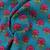 Blue cotton blend printed short kurtis