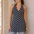 Pink cotton blend printed short kurtis