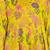 Yellow blended cotton printed kurta sets