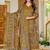 Mustard blended cotton printed kurta sets