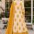 Mustard blended cotton printed kurta sets