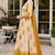 Mustard blended cotton printed kurta sets