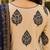 Navy blue blended cotton printed kurta sets