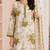 Olive blended cotton printed kurta sets