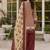 Red blended cotton printed kurta sets