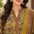 Mustard blended cotton printed kurta sets