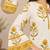 White blended cotton printed kurta sets