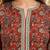 Maroon blended cotton printed kurta sets