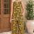 Mustard blended cotton printed kurta sets