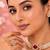 Pearl choker jewellery set for women | floral cz necklace set with earrings