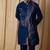 Men's blue viscose rayon embroidered – stylish festive ethnic wear