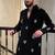 Men's black viscose rayon embroidered – stylish festive ethnic wear