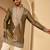 Men’s brown silk blend kurta with solid embroidered | trendy ethnic wear for festive, wedding & party occasions