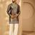 Men’s violet silk blend kurta with solid embroidered | trendy ethnic wear for festive, wedding & party occasions