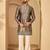 Men’s violet silk blend kurta with solid embroidered | trendy ethnic wear for festive, wedding & party occasions