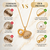 Anti-Tarnish Golden Seashell & Pearl Treasure Pendant Necklace – Elegant Ocean-Inspired Charm Chain