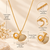 Anti-Tarnish Golden Seashell & Pearl Treasure Pendant Necklace – Elegant Ocean-Inspired Charm Chain