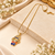 Anti-Tarnish Gold-Plated Cute Krishna Pendant Neck Chain