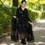 New collection black golden woven art silk elegant kurta set