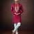 Pink jacquard kurta pajama for men