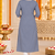 Women’s grey elephant motif embroidered rayon stitched straight kurti