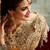 Maroon and Cream  embroidered Net saree with blouse