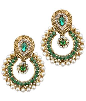 Pearl traditional ethnic indian earring 1