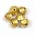 Golden hollow round beads jewelry making