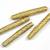 pipe shape golden hollow beads jewelry making