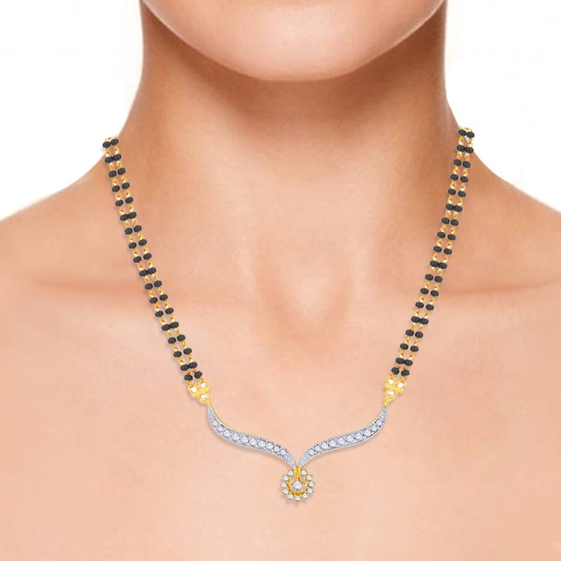 mangalsutra earring set
